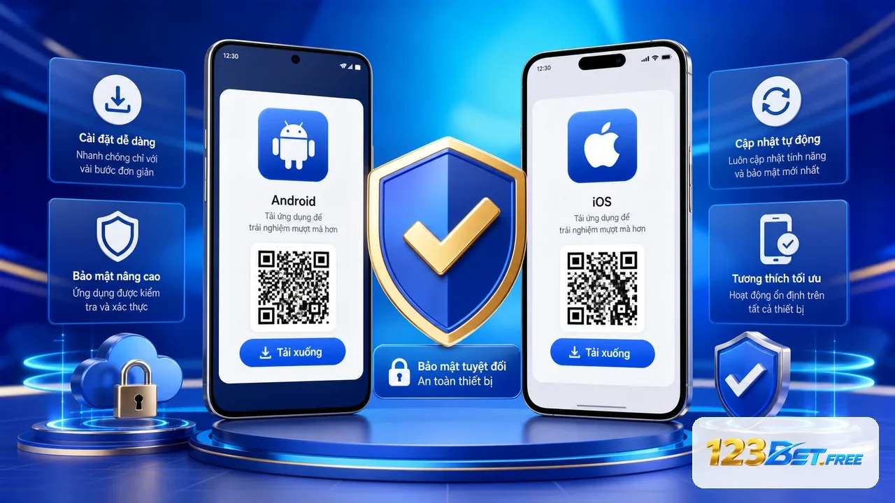 Hướng dẫn tải ứng dụng 123BET Free cho Android và iOS